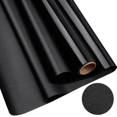 Rain Silk Blackout Window Film with Grid Backing