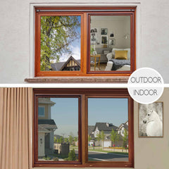  Hidbea privacy window film offers daytime privacy with a stylish mirror finish.
