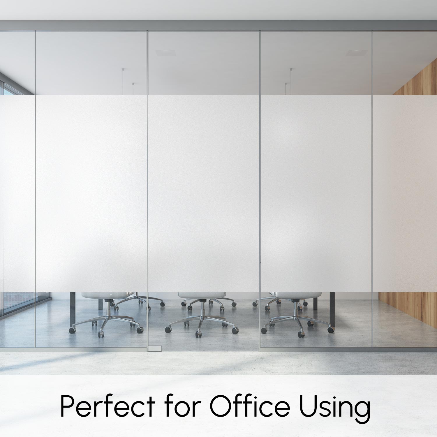 VViViD Dry-Apply Frosted Window Film - 16" X 10ft, Air-Release Privacy Vinyl