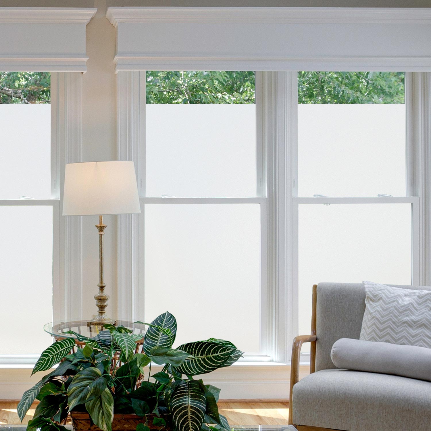 White Frost Privacy Window Film - 60 Inches X 100 Feet - Made In USA By Intersolar®