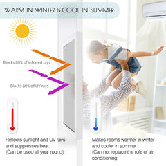 Hidbea window film blocks UV rays, protecting your fimily.