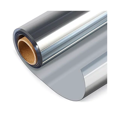 Non-Adhesive Heat Control Window Film One Way Static Cling Window Tint, Silver