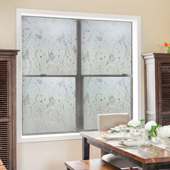 Floral Decorative Privacy Window Film