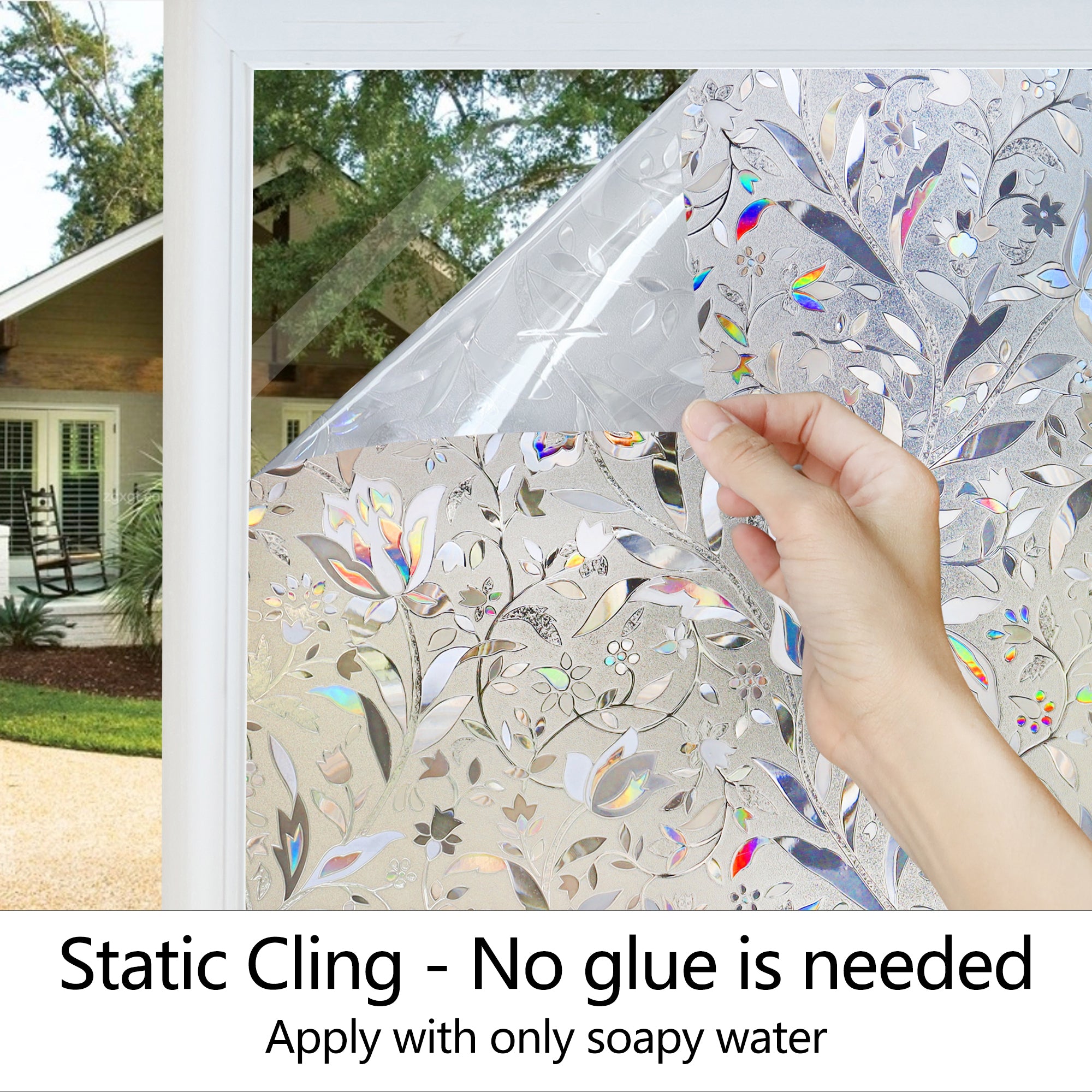 3D Trulip Static Cling Decorative Window Film