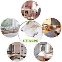 Cartoon Animal Decorative Frosted Window Film
