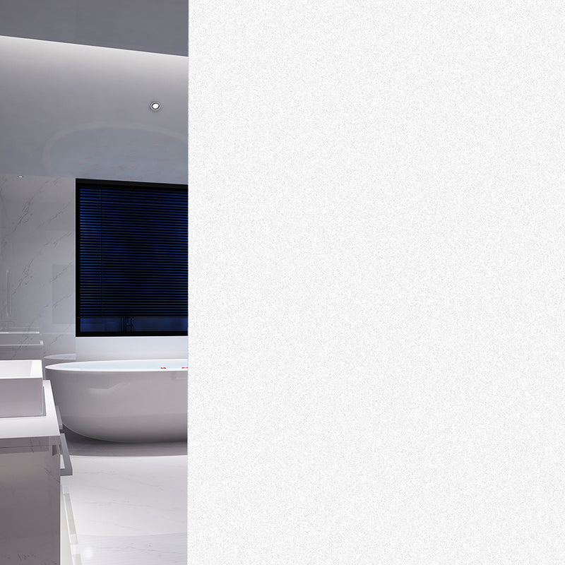 White Frosted Static Cling Privacy Window Film