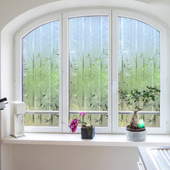 Bamboo Decorative Privacy Window Film
