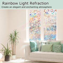 Rainbow Static Cling Decorative Window Film