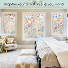 Rainbow Static Cling Decorative Window Film