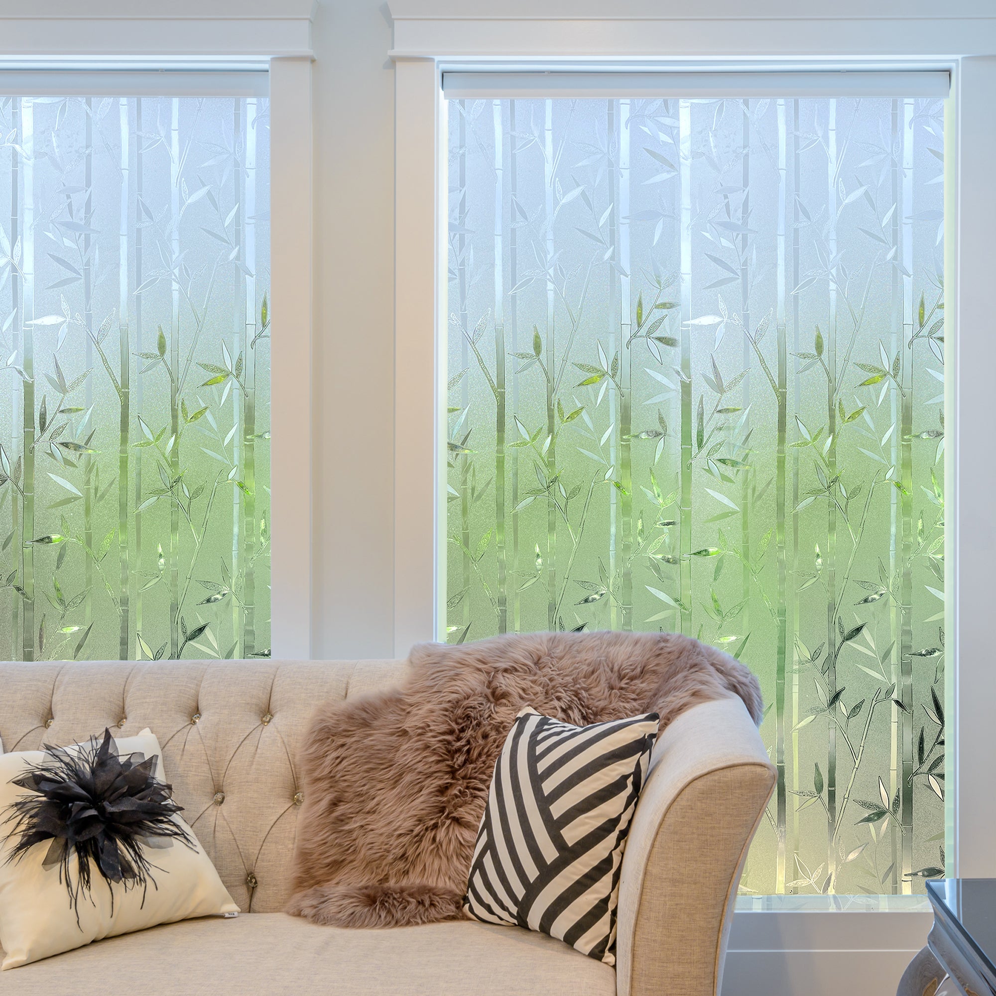 Bamboo Decorative Privacy Window Film – HIDBEA