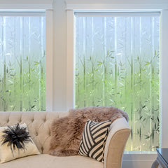 Bamboo Decorative Privacy Window Film