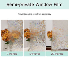 Rainbow Static Cling Decorative Window Film