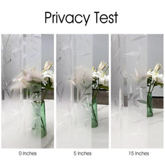 Bamboo Decorative Privacy Window Film