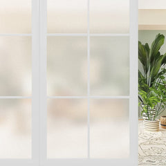 Non-Adhesive Static Cling Frosted Privacy Decorative Window Film