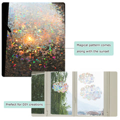 Rainbow Static Cling Decorative Window Film