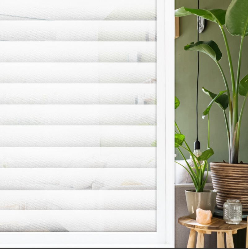 Blinds Pattern Frosted Window Film