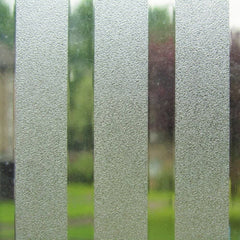 Stripe Pattern Frosted Window Film