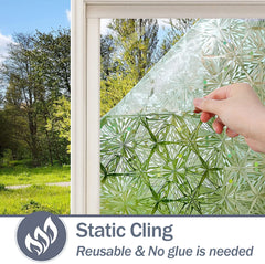 Hexagon Pattern Decorative Window Film