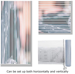 Stripe Pattern Frosted Window Film