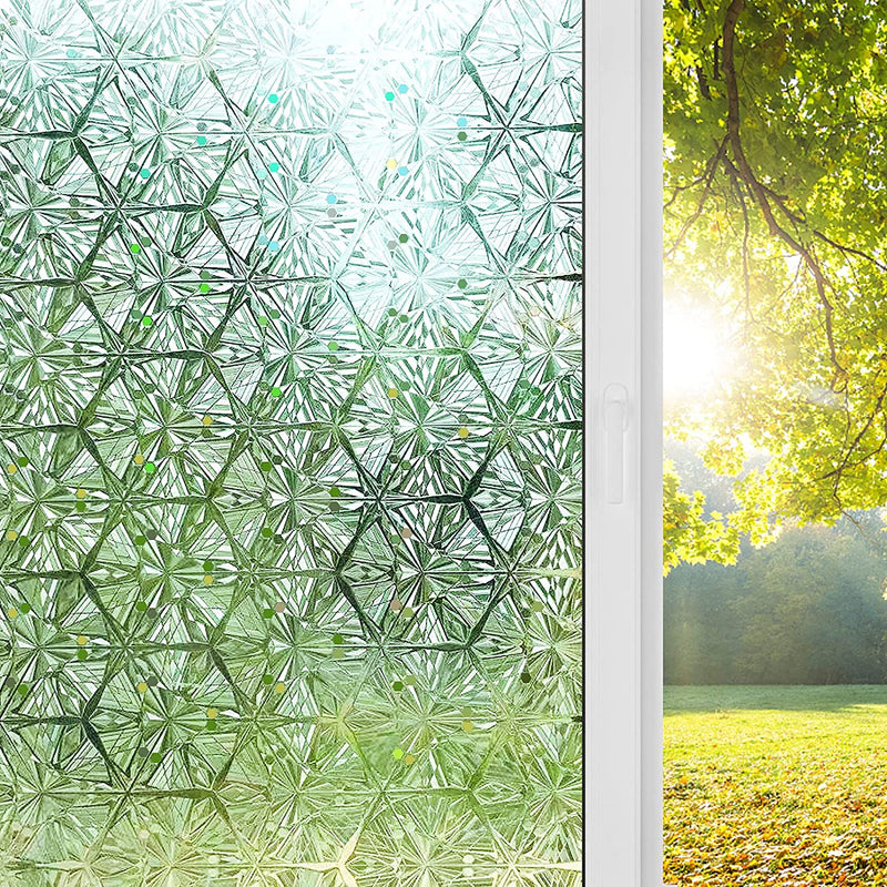 Decorative Window Film Privacy Static Cling Glass Stickers – HIDBEA