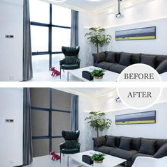 Gray Frosted Window Film