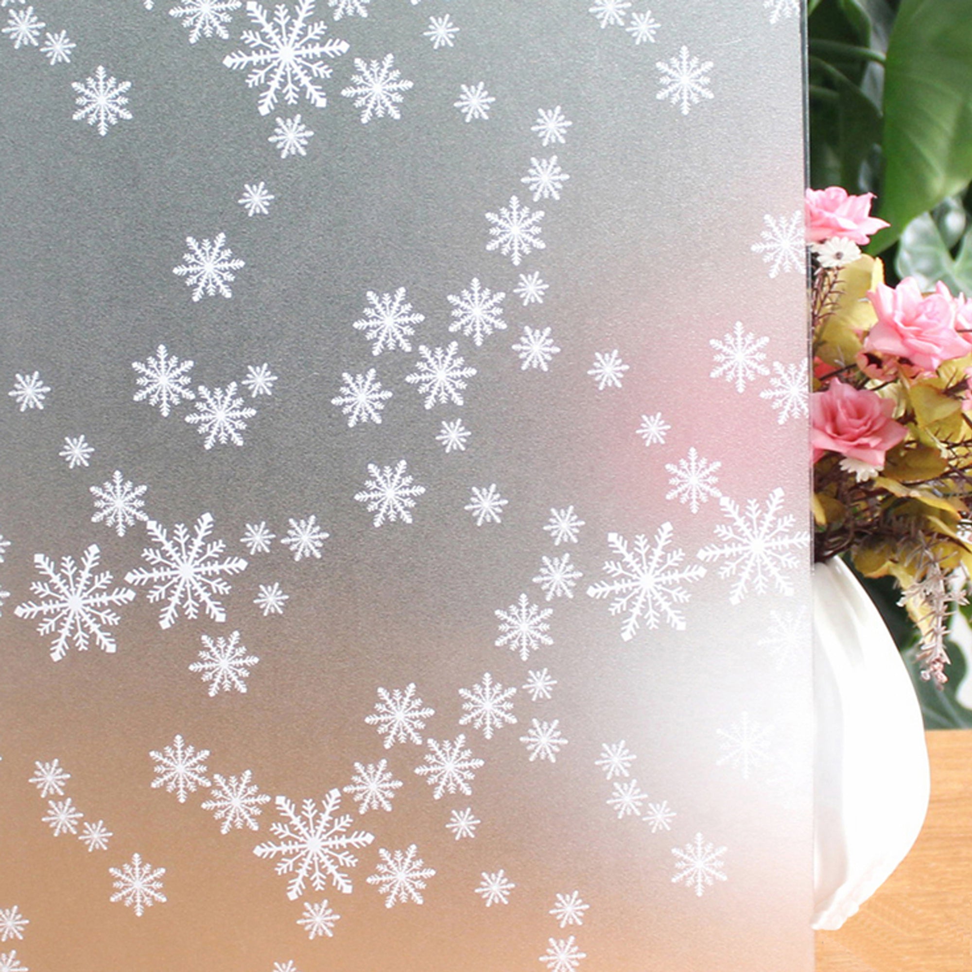 Window Paper Snow Snowflake Frosted Window Film – HIDBEA